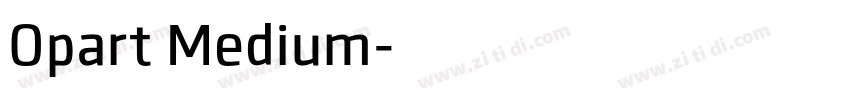 Opart Medium字体转换 Opart Medium字体转换